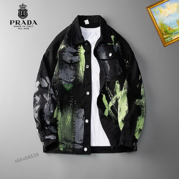 Prada Denim Jacket Mens ID:20250925-58
